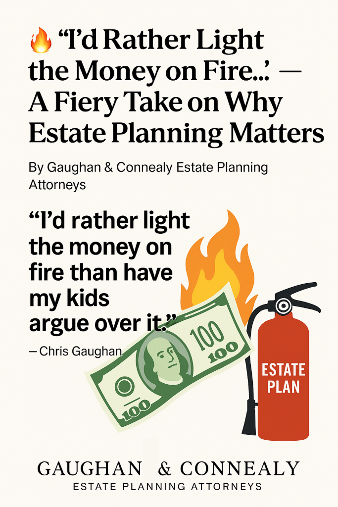 I'd rather light the money on fire